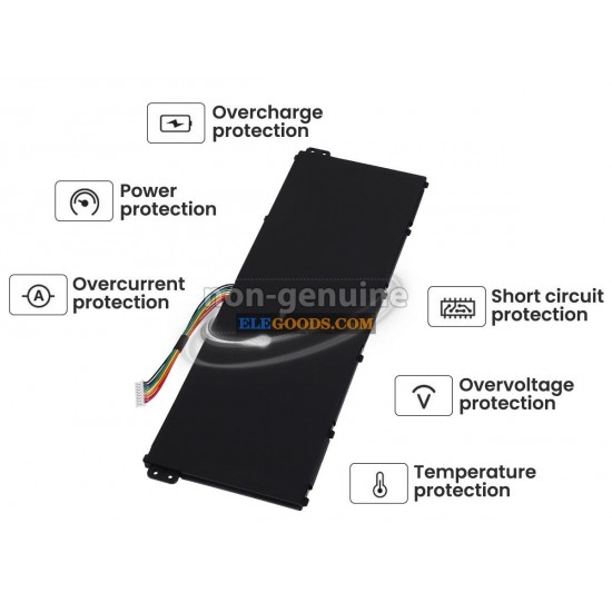 15.2V  48Wh  4 cells  Li-Polymer  Black