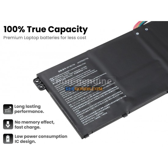 15.4V  55.9Wh  4 cells  Li-Polymer  Black
