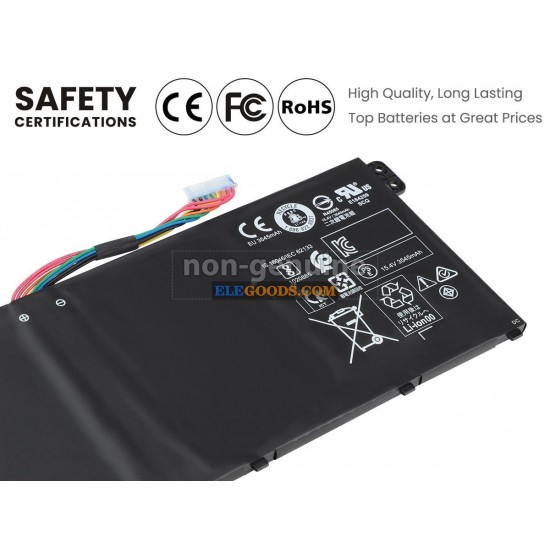 15.4V  55.9Wh  4 cells  Li-Polymer  Black