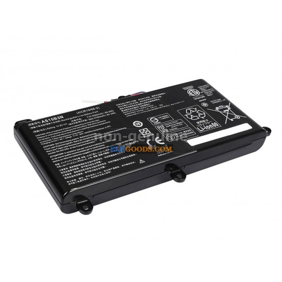 14.8V  5700mAh  8 cells  Li-ion  Black