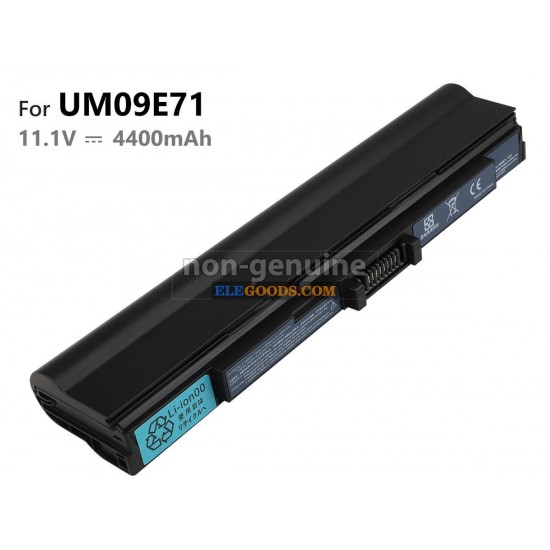 11.1V  4400mAh  6 cells  Li-ion  Black