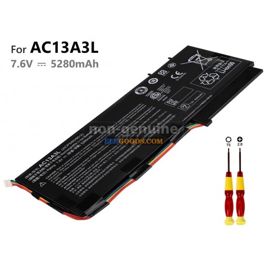 7.6V  5280mAh  4 cells  Li-Polymer  Black