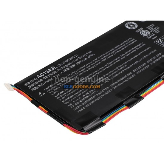 7.6V  5280mAh  4 cells  Li-Polymer  Black