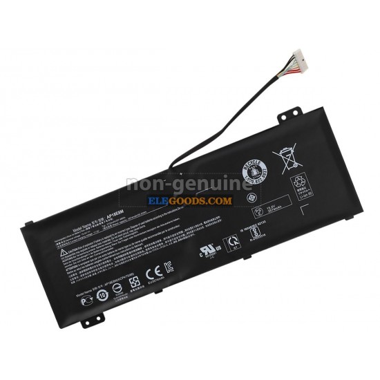 15.4V  57.48Wh  4 cells  Li-Polymer  Black