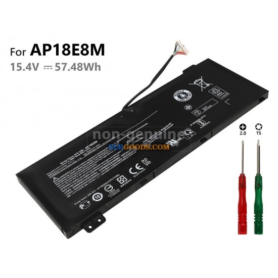 15.4V  57.48Wh  4 cells  Li-Polymer  Black