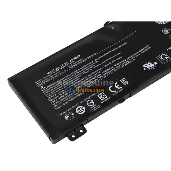 15.4V  57.48Wh  4 cells  Li-Polymer  Black