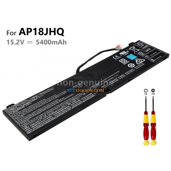 15.4V  5400mAh  4 cells  Li-Polymer  Black