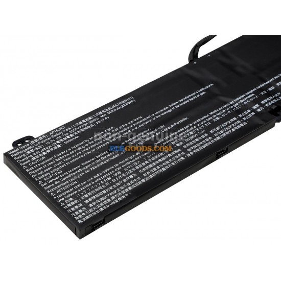 15.4V  5400mAh  4 cells  Li-Polymer  Black