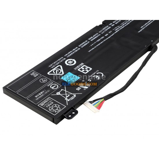 15.4V  5400mAh  4 cells  Li-Polymer  Black