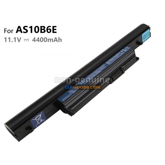 11.1V  4400mAh  6 cells  Li-ion  Black