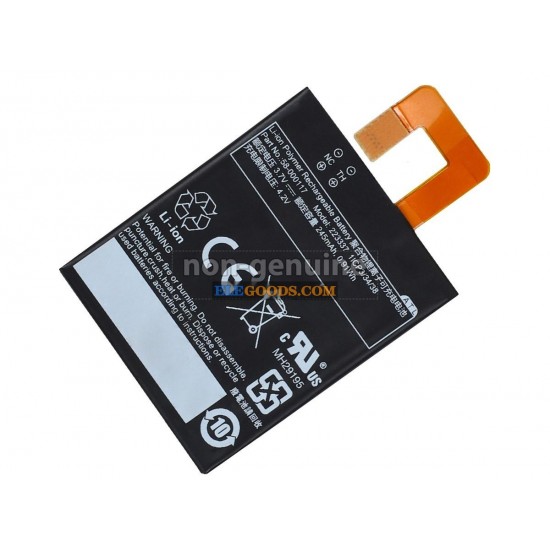 3.7V  0.91Wh  1 cells  Li-Polymer  Black