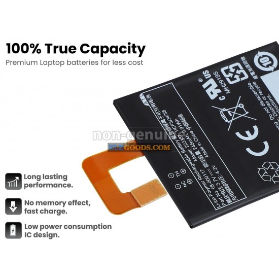 3.7V  0.91Wh  1 cells  Li-Polymer  Black