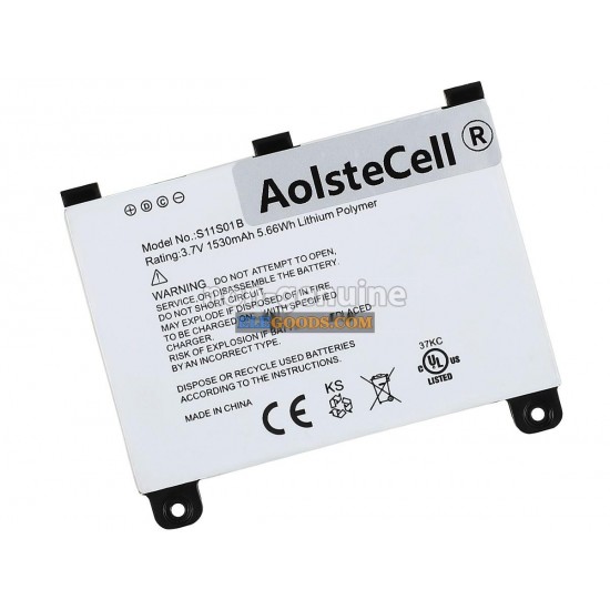 3.7V  5.66Wh  1 cells  Li-Polymer  Black