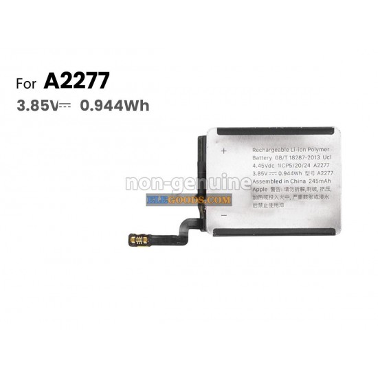 3.85V  0.944Wh  1 cells  Li-Polymer  Black