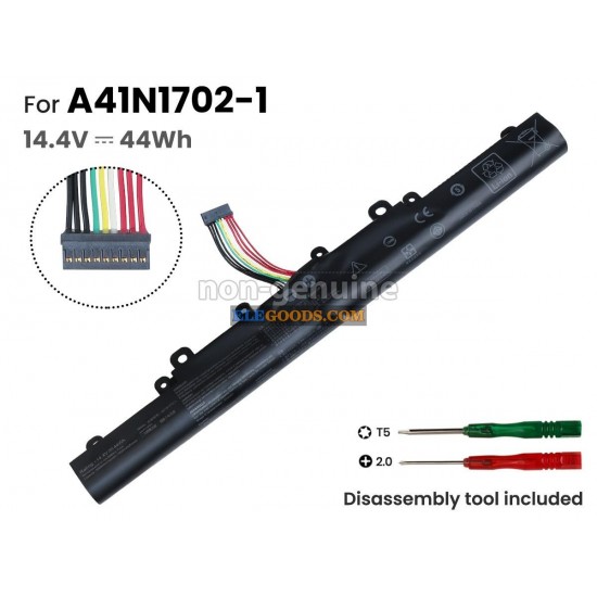 14.4V  44Wh  4 cells  Li-Polymer  Black