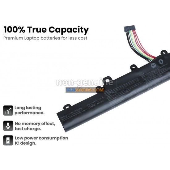 14.4V  44Wh  4 cells  Li-Polymer  Black