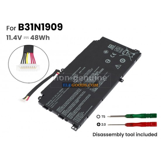 11.4V  48Wh  3 cells  Li-Polymer  Black