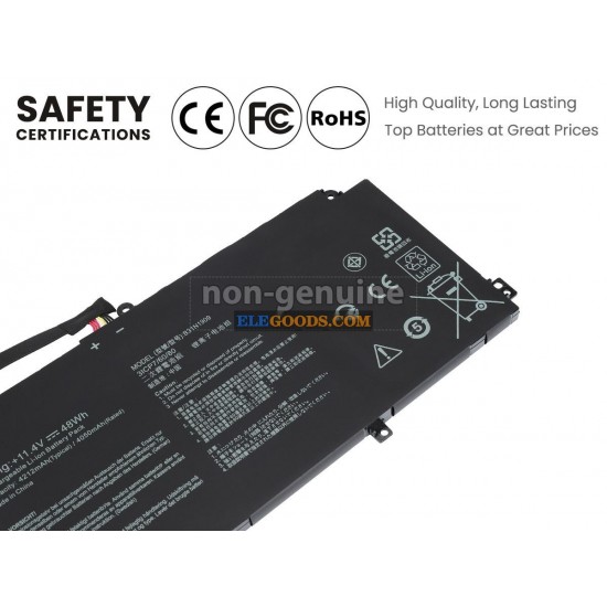 11.4V  48Wh  3 cells  Li-Polymer  Black