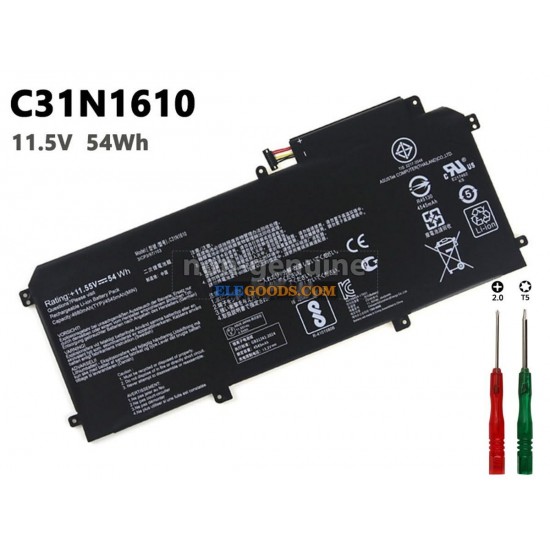 11.55V  54Wh  3 cells  Li-Polymer  Black