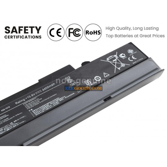 10.8V  4400mAh  6 cells  Li-ion  Black