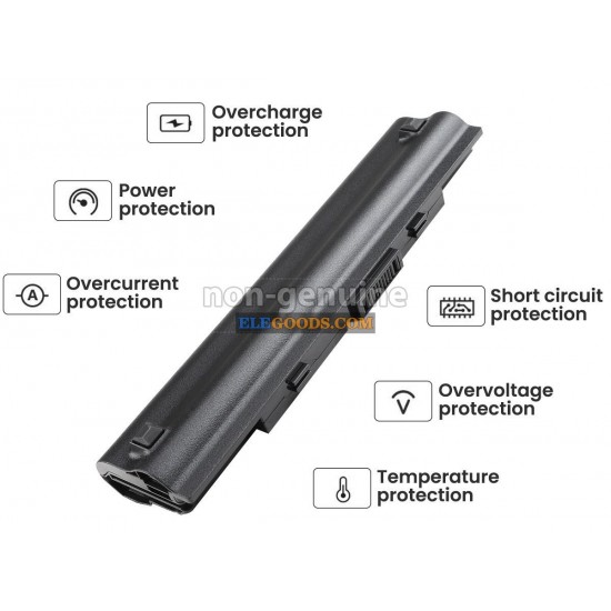 11.1V  4400mAh  6 cells  Li-ion  Black