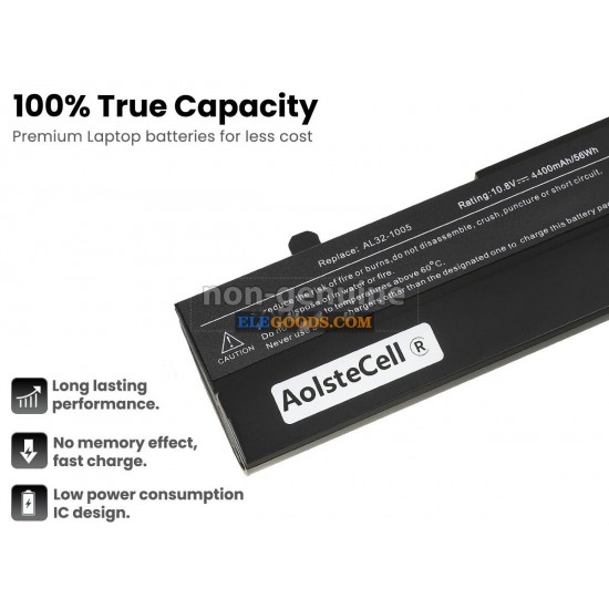 10.8V  4400mAh  6 cells  Li-ion  Black