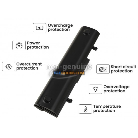 10.8V  4400mAh  6 cells  Li-ion  Black