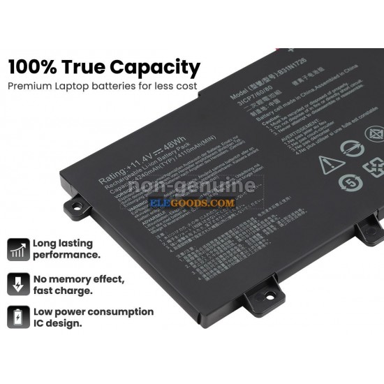 11.4V  48Wh  3 cells  Li-Polymer  Black