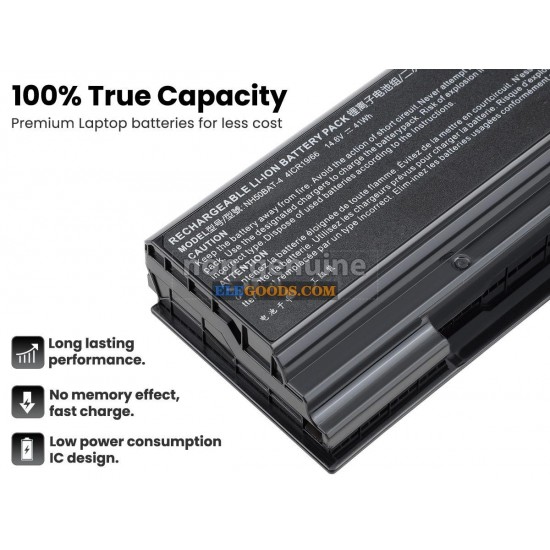 14.6V  41Wh  4 cells  Li-ion  Black