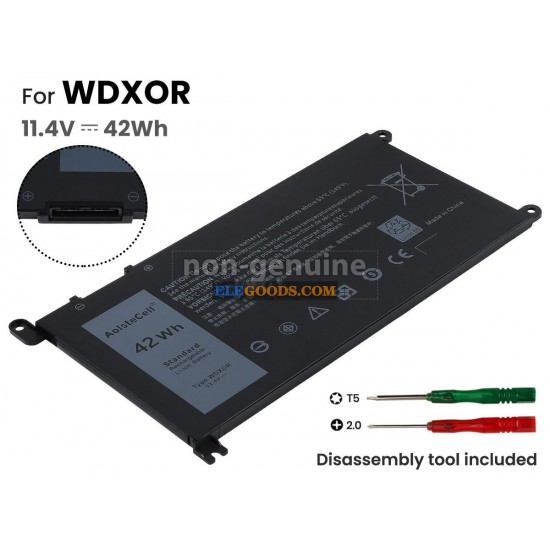 11.4V  42Wh  3 cells  Li-Polymer  Black