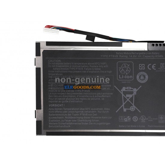 14.8V  4200mAh  8 cells  Li-ion  Black