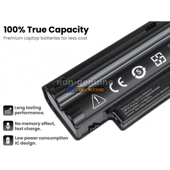 11.1V  4400mAh  6 cells  Li-ion  Black