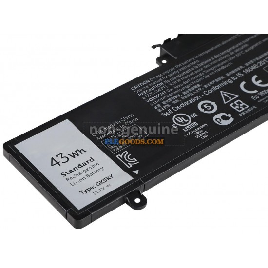 11.1V  43Wh  3 cells  Li-Polymer  Black