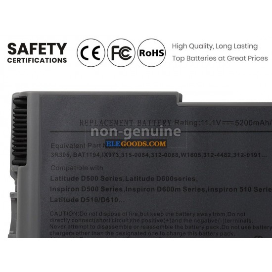 11.1V  4400mAh  6 cells  Li-ion  Dark Grey