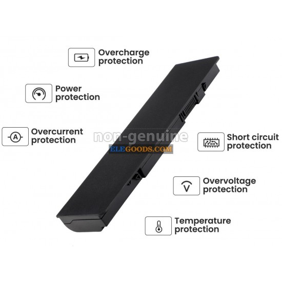 11.1V  4400mAh  6 cells  Li-ion  Black