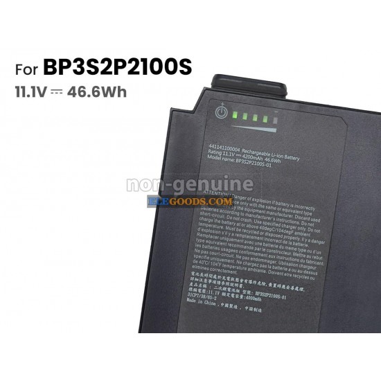 11.1V  46.6Wh  3 cells  Li-Polymer  Black