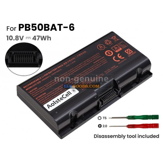 11.1V  62Wh  6 cells  Li-ion  Black