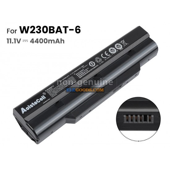 11.1V  4400mAh  6 cells  Li-ion  Black