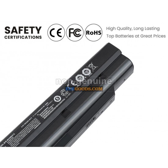 11.1V  4400mAh  6 cells  Li-ion  Black
