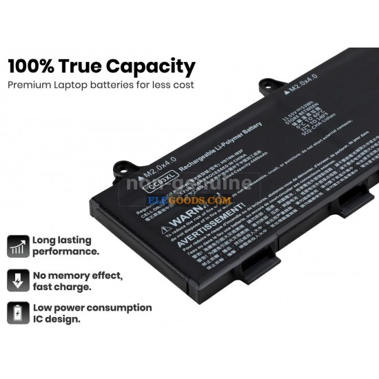 11.55V  53Wh  3 cells  Li-Polymer  Black