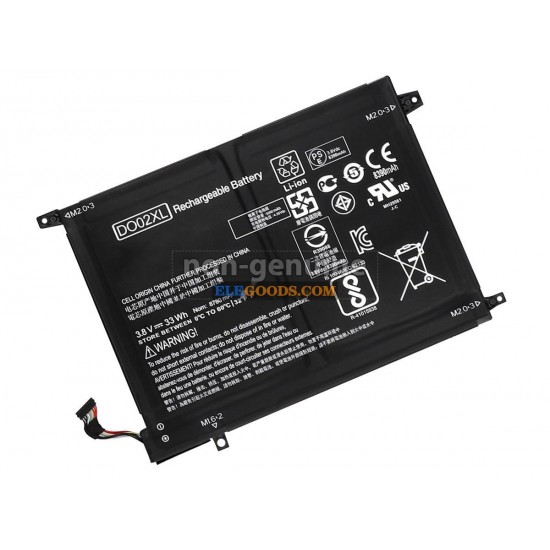 3.8V  33Wh  2 cells  Li-Polymer  Black