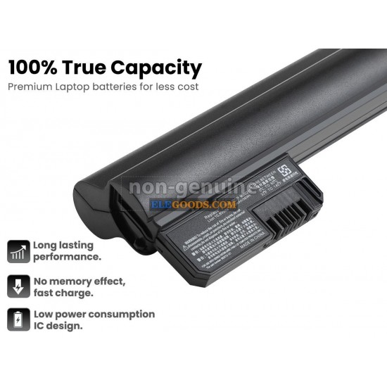 10.8V  5200mAh  6 cells  Li-ion  Black