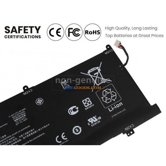 11.55V  60.9Wh  3 cells  Li-Polymer  Black