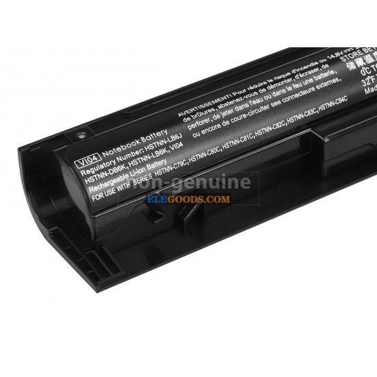 14.8V  2200mAh  4 cells  Li-ion  Black