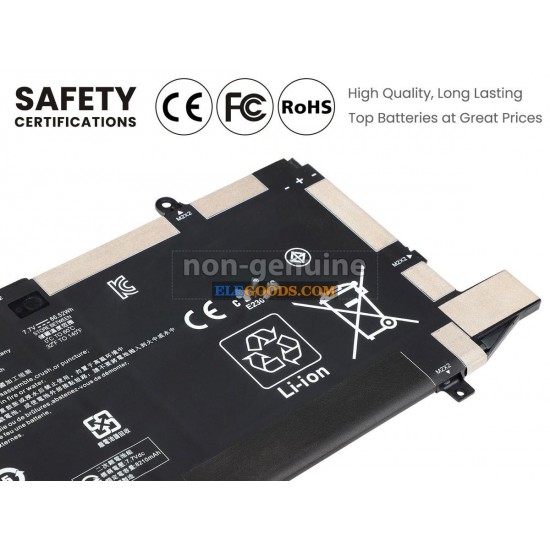 7.7V  66.52Wh  4 cells  Li-Polymer  Black