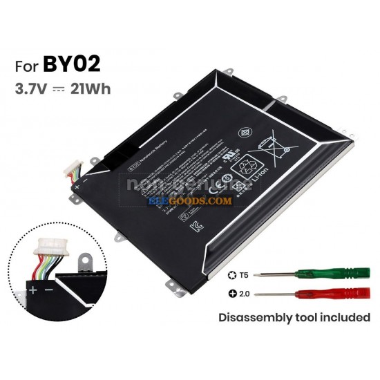 3.7V  5600mAh  2 cells  Li-Polymer  Black