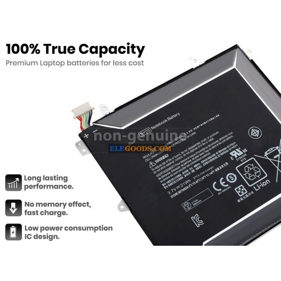 3.7V  5600mAh  2 cells  Li-Polymer  Black