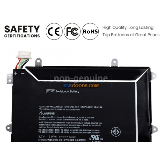 3.7V  5600mAh  2 cells  Li-Polymer  Black
