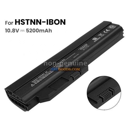 10.8V  5200mAh  6 cells  Li-ion  Black