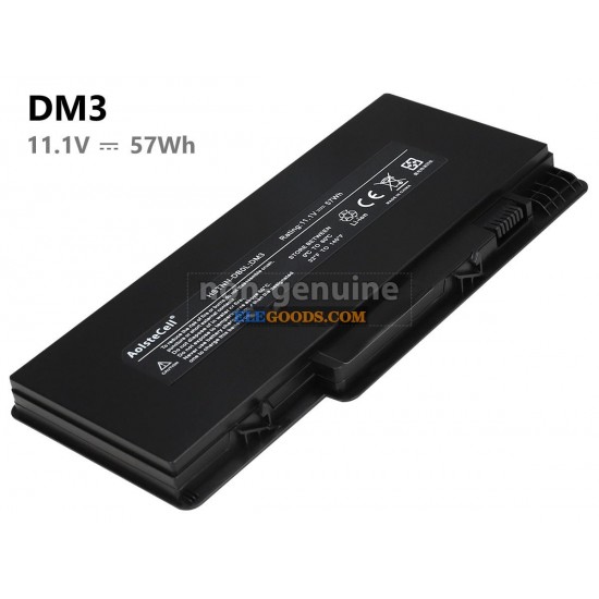11.1V  57Wh  6 cells  Li-Polymer  Black